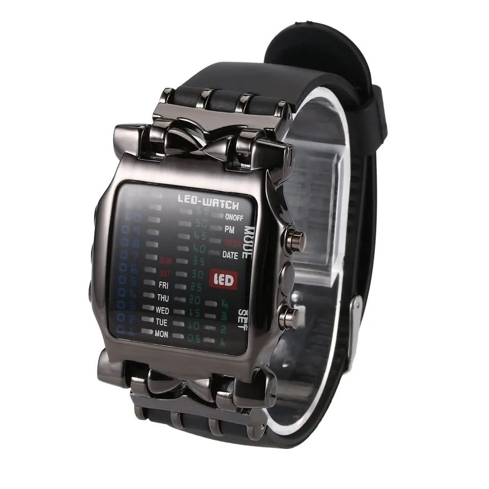 led digital touch screen watch
