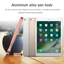 Емкостная ручка Круглый наконечник+ 6,0 тканевый наконечник сенсорный экран емкостный стилус для рисования ручка для iPhone для Ipad ноутбука планшета ПК