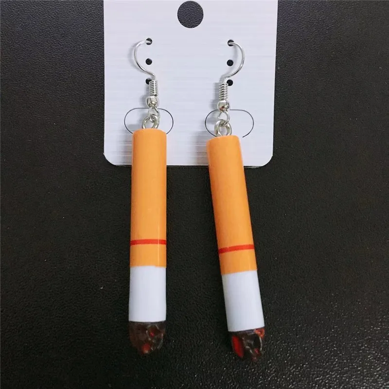 

Women's Fashion Earrings Exorbitant Personality Fantastic and Realistic Tobacco Head Earrings Jewelry Gifts