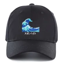 1 шт. японская Кепка высокого качества хлопок Волны Snapback Кепка бейсбольная кепка для мужчин женщин хип-хоп шляпа папы костяная Кепка Garros