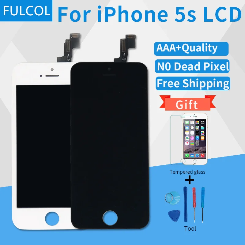 Класс AAA + для iPhone 5S ЖК-дисплей Дисплей Сенсорный экран с запасные части