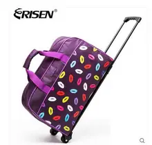 2016 brand Women Travel Luggage Trolley bag on wheels Travel Suitcase Men Rolling Bags Men Luggage Travel Case Travel Tote