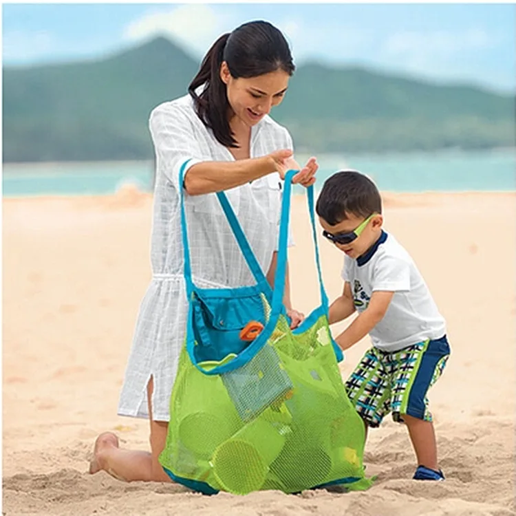 mylb Mom Baby Beach Bags Women Kids Mesh Bag Big Size Messerger Bags