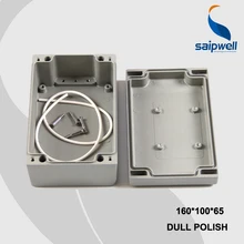160*100*65 мм размер промышленные водонепроницаемы алюминиевый ящик/электроприборы из алюминия корпус с CE, ROHS(SP-FA26