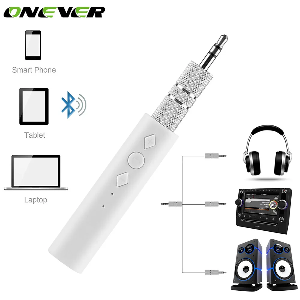 Onever беспроводной аудио музыкальный приемник Bluetooth авто AUX потоковый A2DP