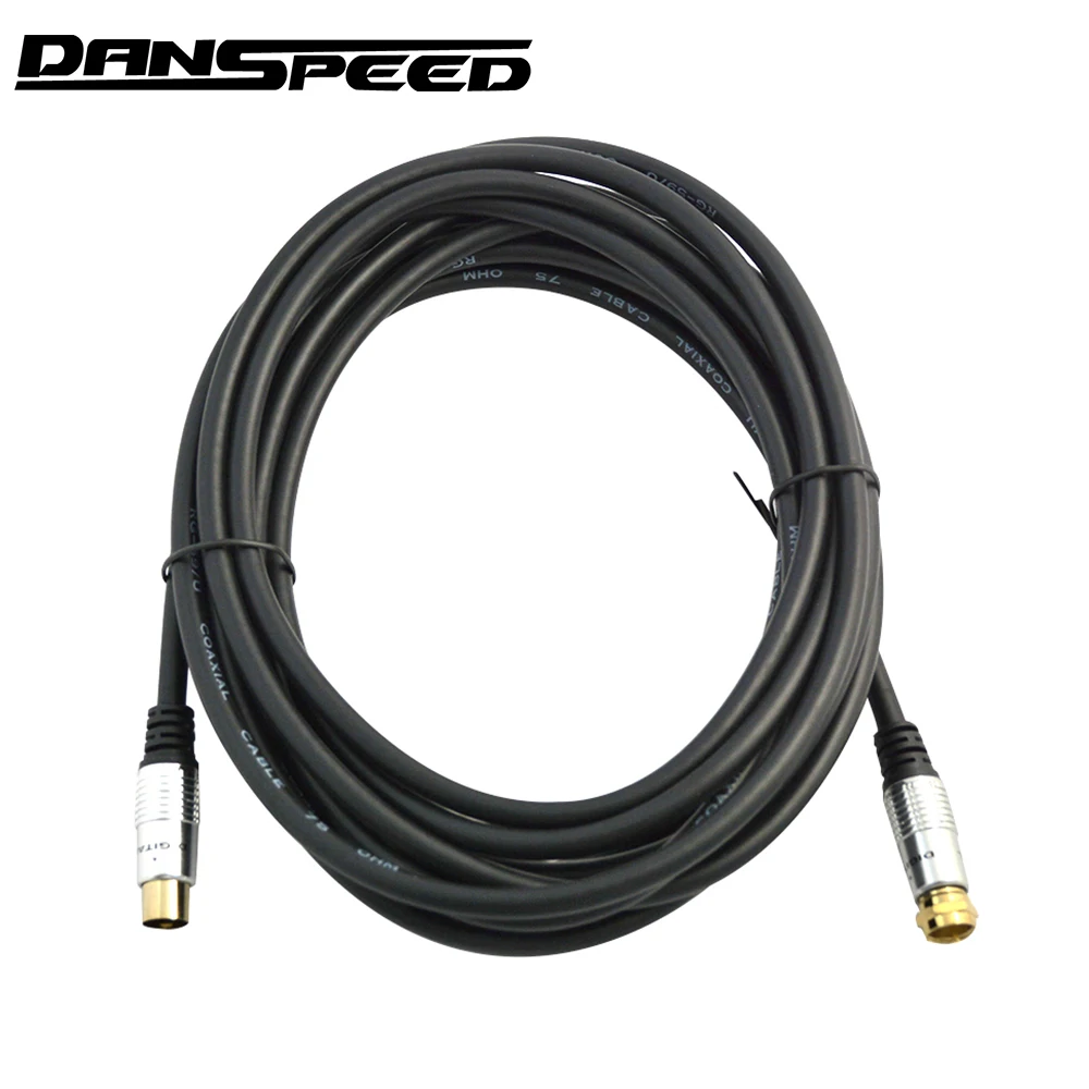 

DANSPEED 0.3m/1.5m/2m/3m/5m 9.5mm TV Satellite Antenna Cable Male to F Type Male Coax Adapter Cable