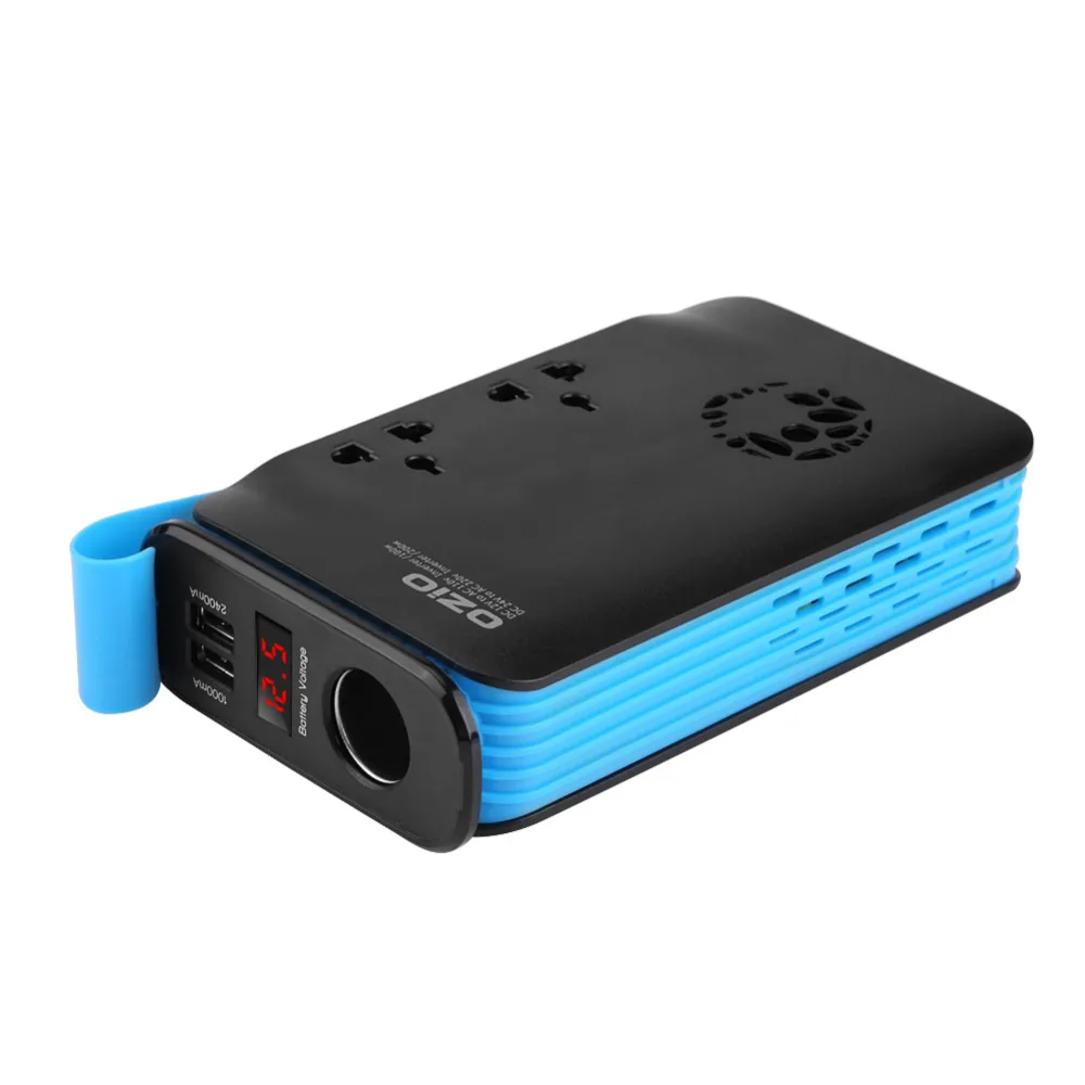 

12V to AC 220V Cigarette Lighter Adapter 200W Car Inverter Power Converter USB Port for computer laptop digital camera charging