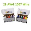 50m UL 1007 28AWG 5 color Mix box 1 box 2 package Electrical Wire Cable Line Airline Copper PCB Wire ► Photo 1/6