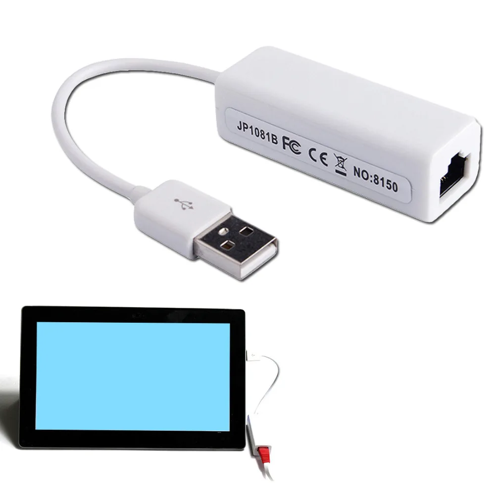 Etmakit USB Ethernet адаптер Usb 2 0 Сетевая карта Интернет RJ45 ЛВС 10 Мбит для Mac OS планшетный