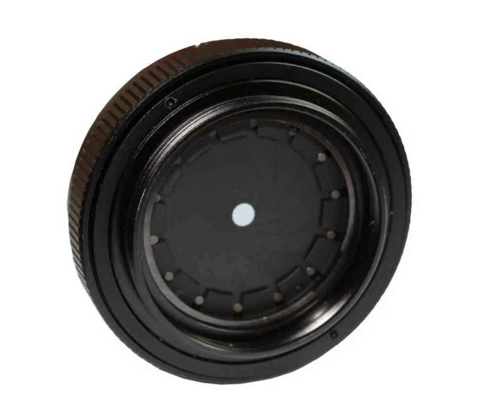  1.5-29mm M42 Amplifying Adjustable Metal Iris Diaphragm Aperture Condenser Camera lens Adapter with