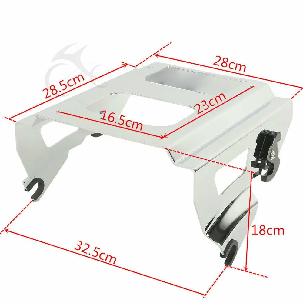 Motorcycle Detachable Solo Mount Rack For Harley Touring Tour Pak Road King Street Glide 2009-2013 2010 2011 2012