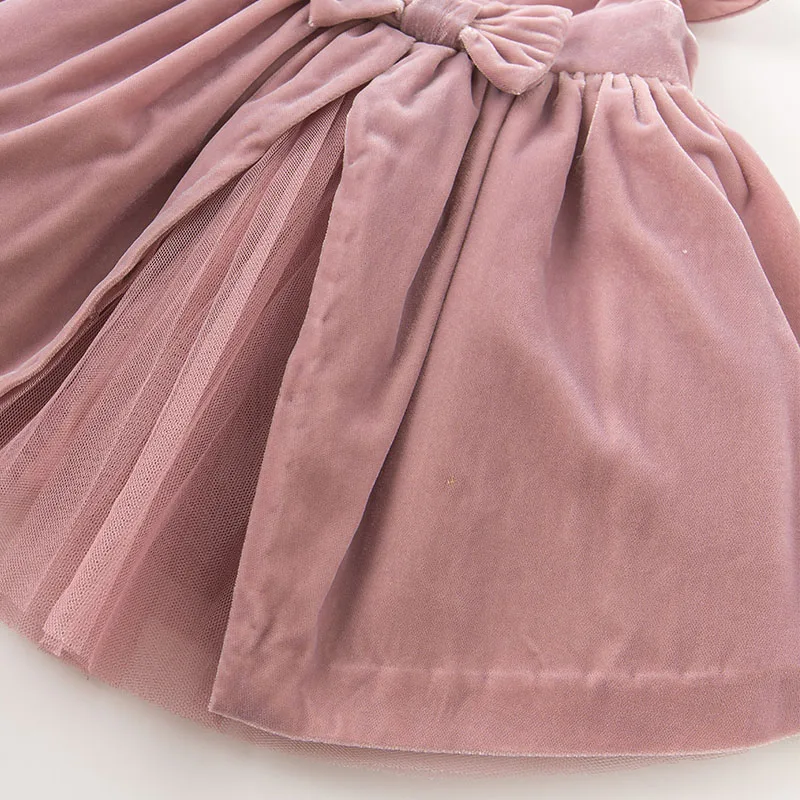 Ave bella/осеннее платье принцессы для маленьких девочек на день рождения; детское Модное бальное платье; Дизайнерская одежда; vestido; DB5963