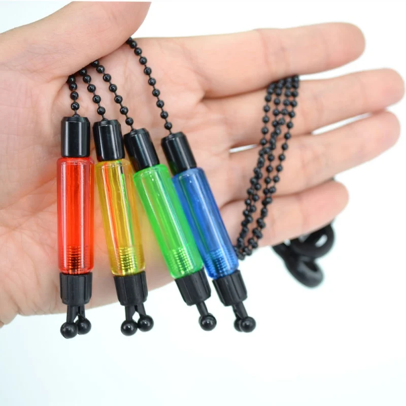 

Bite Alarm Fishing Hangers Bobbins Drop Off Fishing Indicator Fishing Bite Alarm Hanger Swinger LED Illuminated Indicator