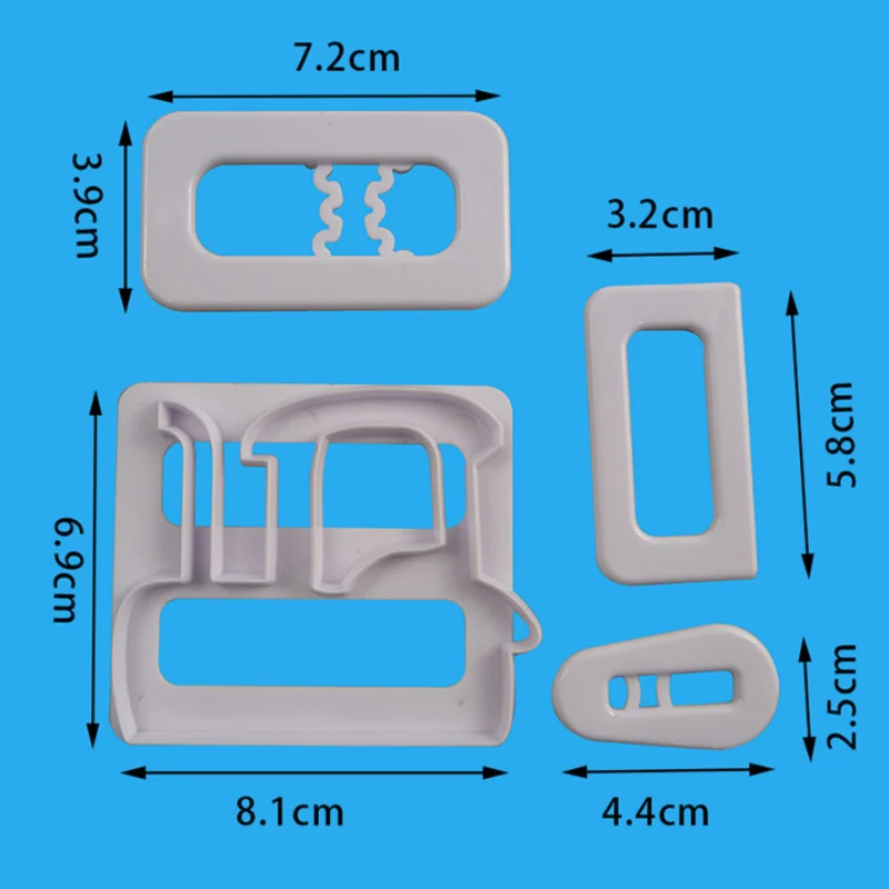 4x Трактор Автомобиль печенье форменное режущие формы для выпечки инструменты для украшения торта мягкие инструменты для изготовления конфет сахар Печать пресс-форма инструмент печенье