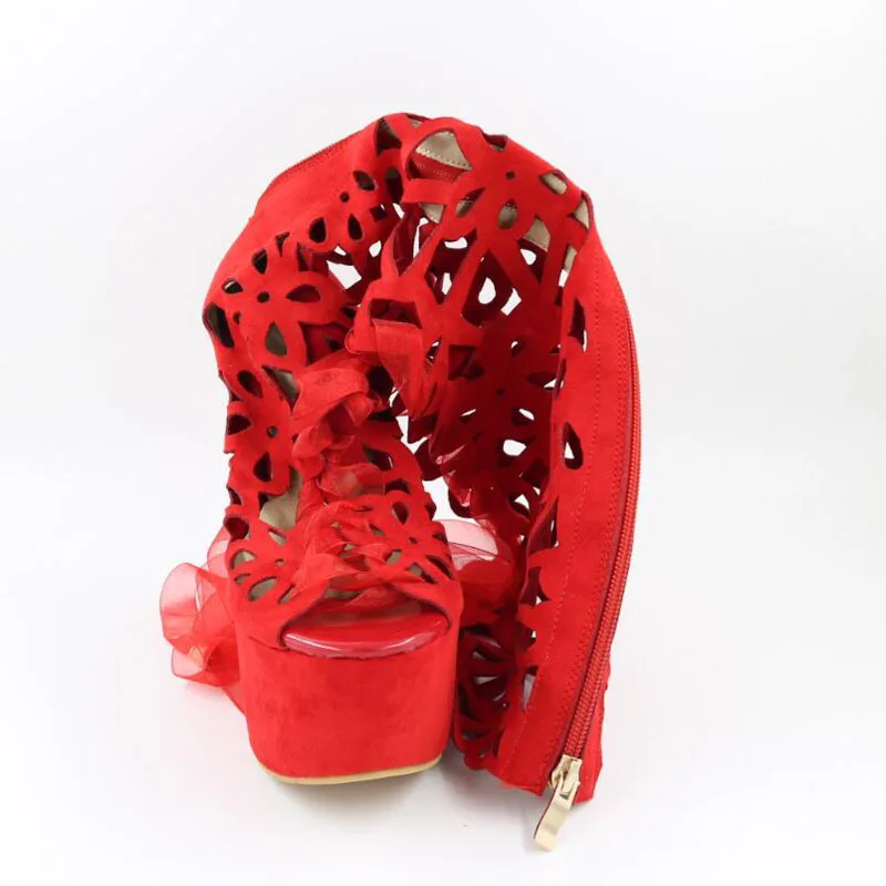 Cut Long Mode Talons Chaussures forme High Up Lace Bottes Du Pour Sexy red Plate Ouverts Parti Hauts Summer Stiletto Black Out Knee Femmes Orteil IwwFxRWSrq