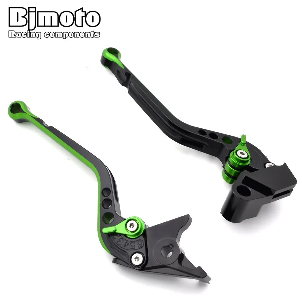 Bjmoto мотоциклетные двойной цвет регулируемый Длинный рычаг мотоцикл тормоза