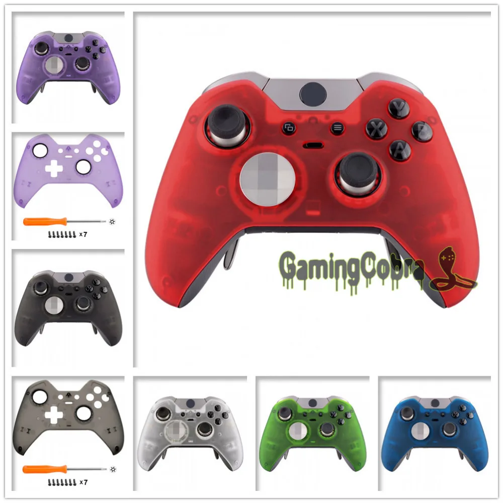 Прозрачная передняя панель Foggy для Xbox One Elite Controller с кольцами Accent модель 1698|Чехлы| |
