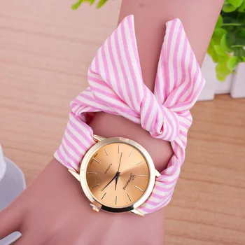 

2019 New Women Creative Quartz Watch Clock Women's Fashion Casual Fabric Bracelet Watches Ladies Analog Dress Sport Wristwatches