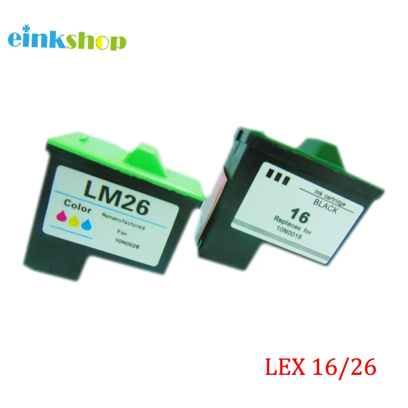 Einkshop cartucho de tinta para Lexmark 16 26, para Lexmark Z13, Z23, Z25,  Z600, Z605, X1100, X1150, X1185, X1270, Z33, Z35, Z515, Z517, Z611, Z615| lexmark 23 cartridge|lexmark cartridge 33ink cartridge - AliExpress