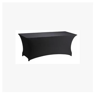

Black Rectangular 120*75*75CM Spandex Lycra Table Cloth Cover Trestle Party Wedding Supply Table Cover 10Pcs/lot