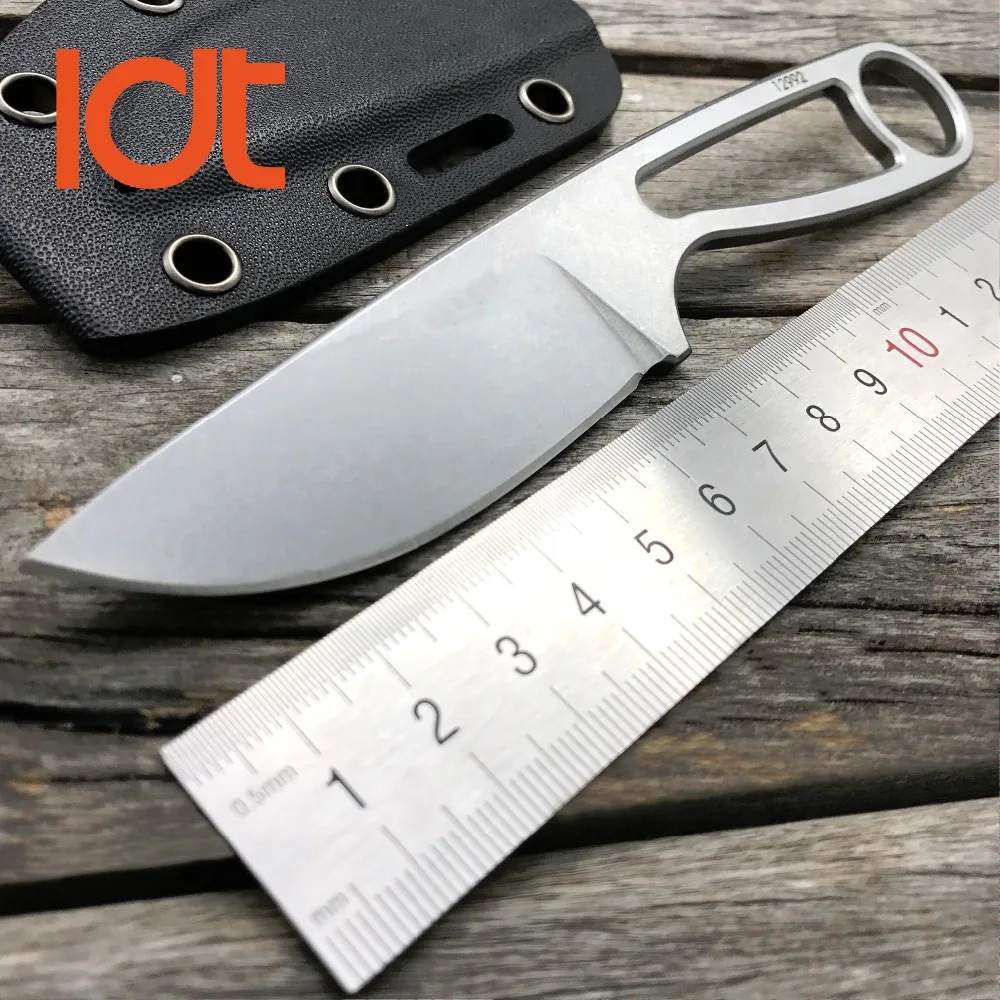 LDT Rowen Kerambit Hormiga 12992 Hoja Fija Cuchillo Táctico D2 Hoja KYDEX Cuchillos de Caza Que Acampa Cuchillo de Bolsillo Recta Herramientas EDC