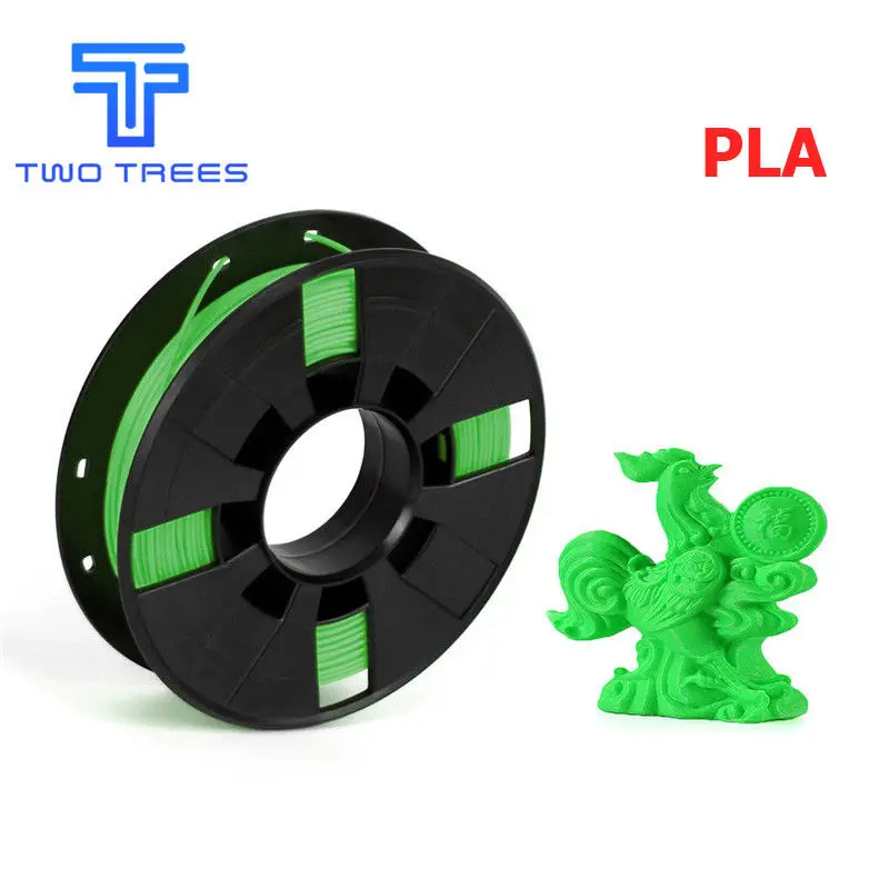 DIY 3d Принтер Нити много цветов опционально PLA/ABS 1,75 для MakerBot RepRap пластиковые резиновые расходные материалы материал 0,2/кг - Цвет: PLA green