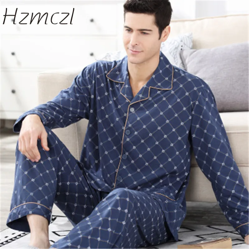 mens cuffed bottom pyjama set