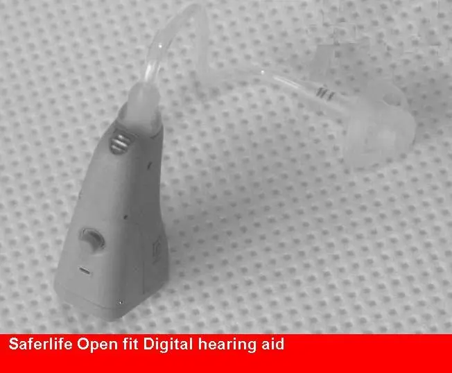 

first aid 8 Channel Digital Program hearing aid OPEN FIT special program for audiogram report with batteries gray or beige color