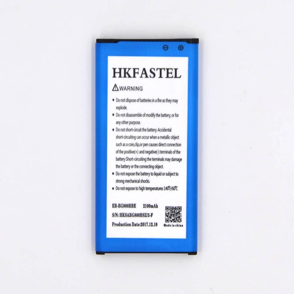 Hkfastel Новый eb bg800bbe оригинальный мобильный аккумулятор для Samsung Galaxy S5 Mini g870 g800f G800H