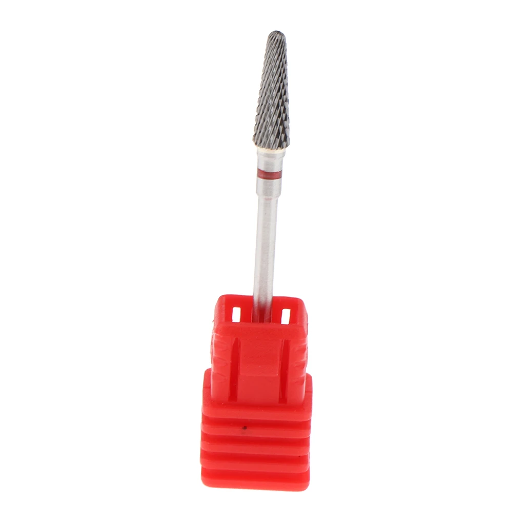 Safe Tungsten steel Nail Drill Bit Cuticle Clean Nail Drill Bits Manicure Drill Bits, for Cuticle Clean, Gel Remove