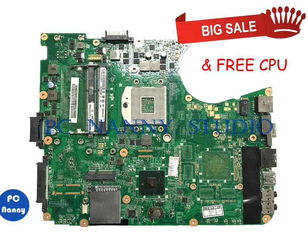  PC NANNY For TOSHIBA SATELLITE L655-S5099 L655 Laptop Motherboard A000075480 HM55 GMA HD DDR3 DA0BL