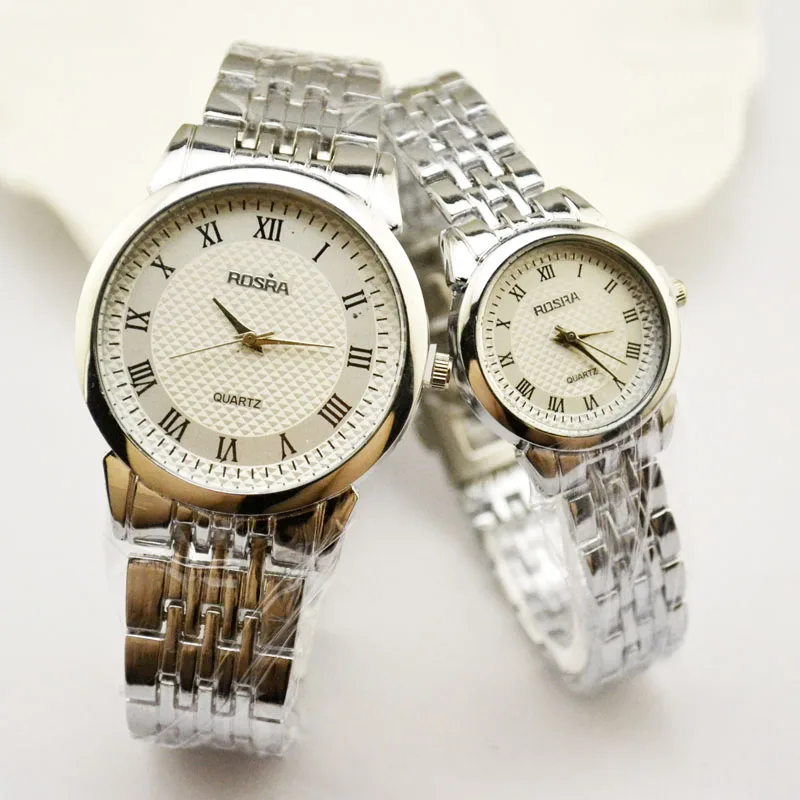 Korean Version Of High-end Men's Watch Quartz Watch Steel Belt Waterproof Watch Casual Lovers Watch Manufacturers Direct Jhlf