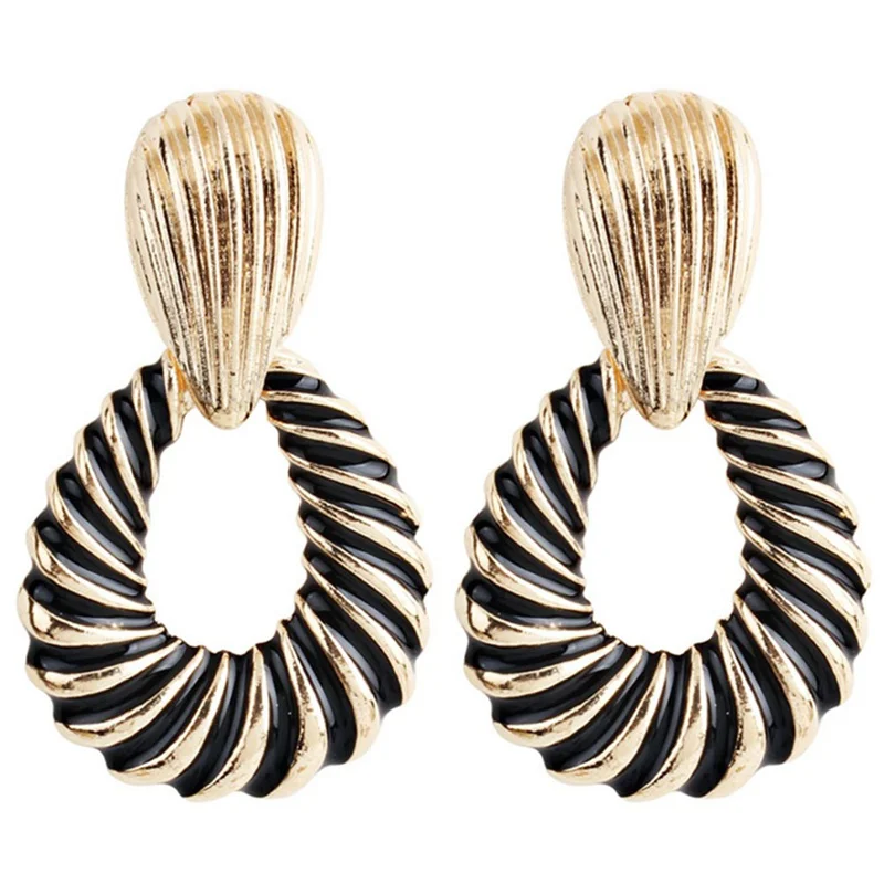 

Fashion Statement Earrings New Geometric Water-drop Earrings For Women Hanging Dangle Earrings Drop Earing Modern Jewelry