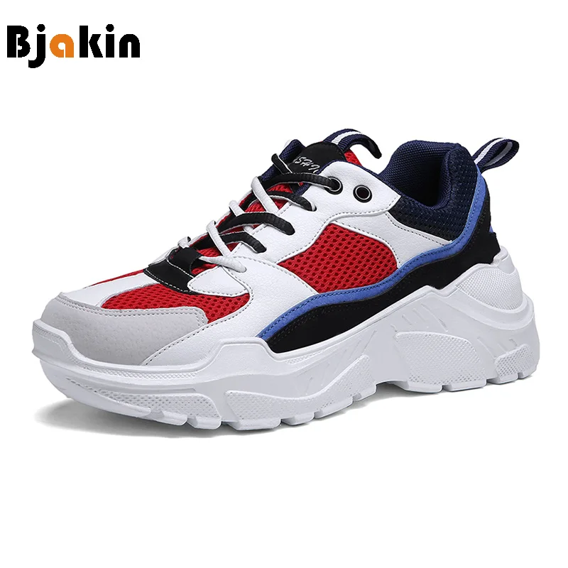 Bjakin Plus Mesh Breathable Running Shoes For Men Women 45 Height Increasing Sport Shoe Light Couple Zapatillas Hombre Deportiva | Спорт и