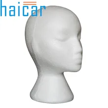 Haicar Pro хорошее качество пенополистирола Пена манекен женский манекен головы модельная обманка парик очки демонстрационная стойка для шляп 1 шт