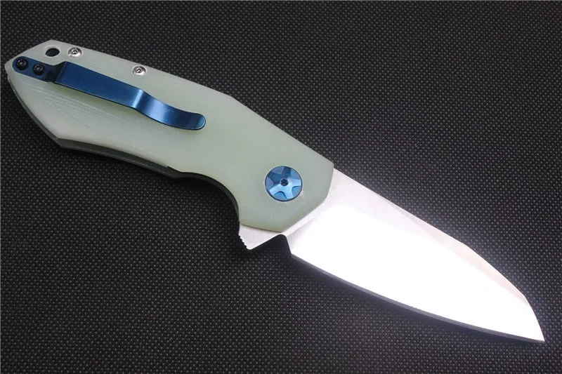 MIKER высокое качество ZT0456 складной нож, лезвие: D2(пятно), ручка Jade G10, Открытый Кемпинг Охота ручные инструменты