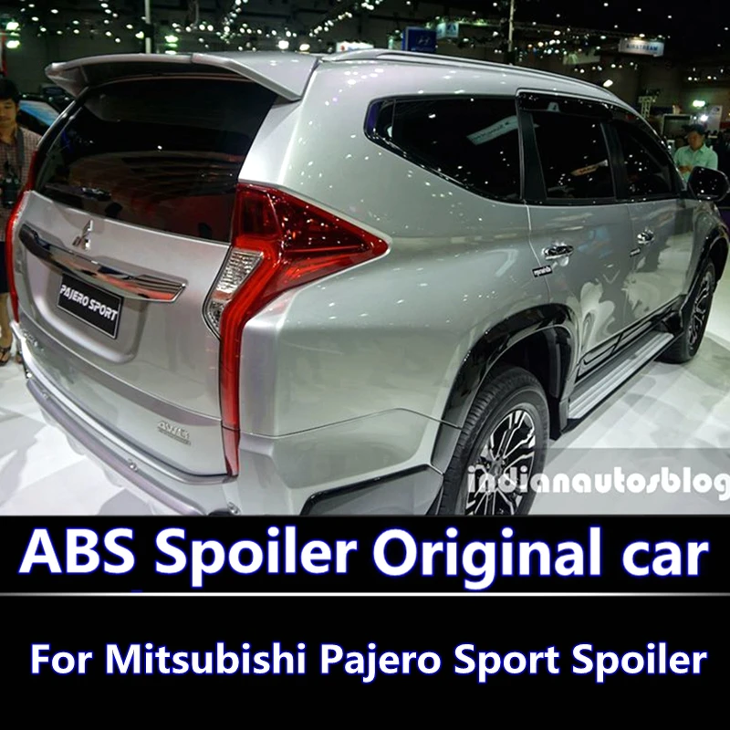 Для mitsubishi pajero sport 2016-2017 спойлер высокого качества ABS Материал заднее крыло
