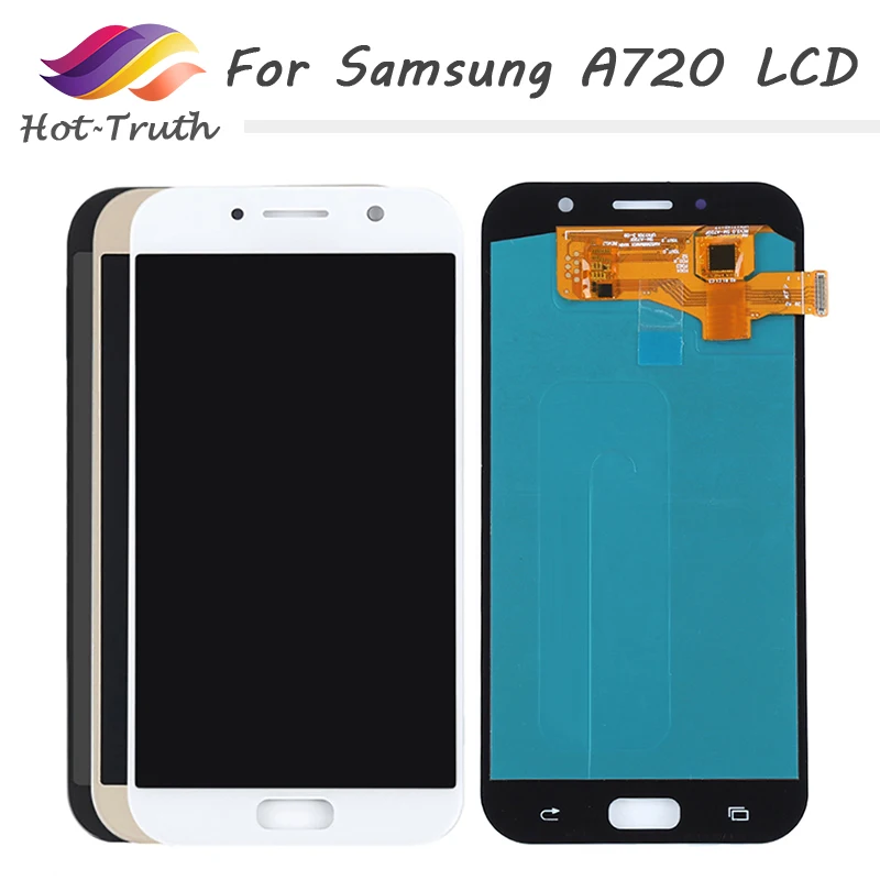

5.7" Original Super AMOLED LCD Display+Touch Screen Digitizer For SAMSUNG Galaxy A7 2017 A720 A720F A720F/DS Replacement Parts