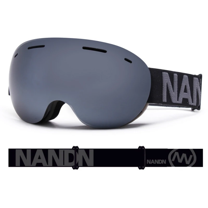 Men Women Ski Goggles Skiing Eyewear Borderless Double Layers UV400