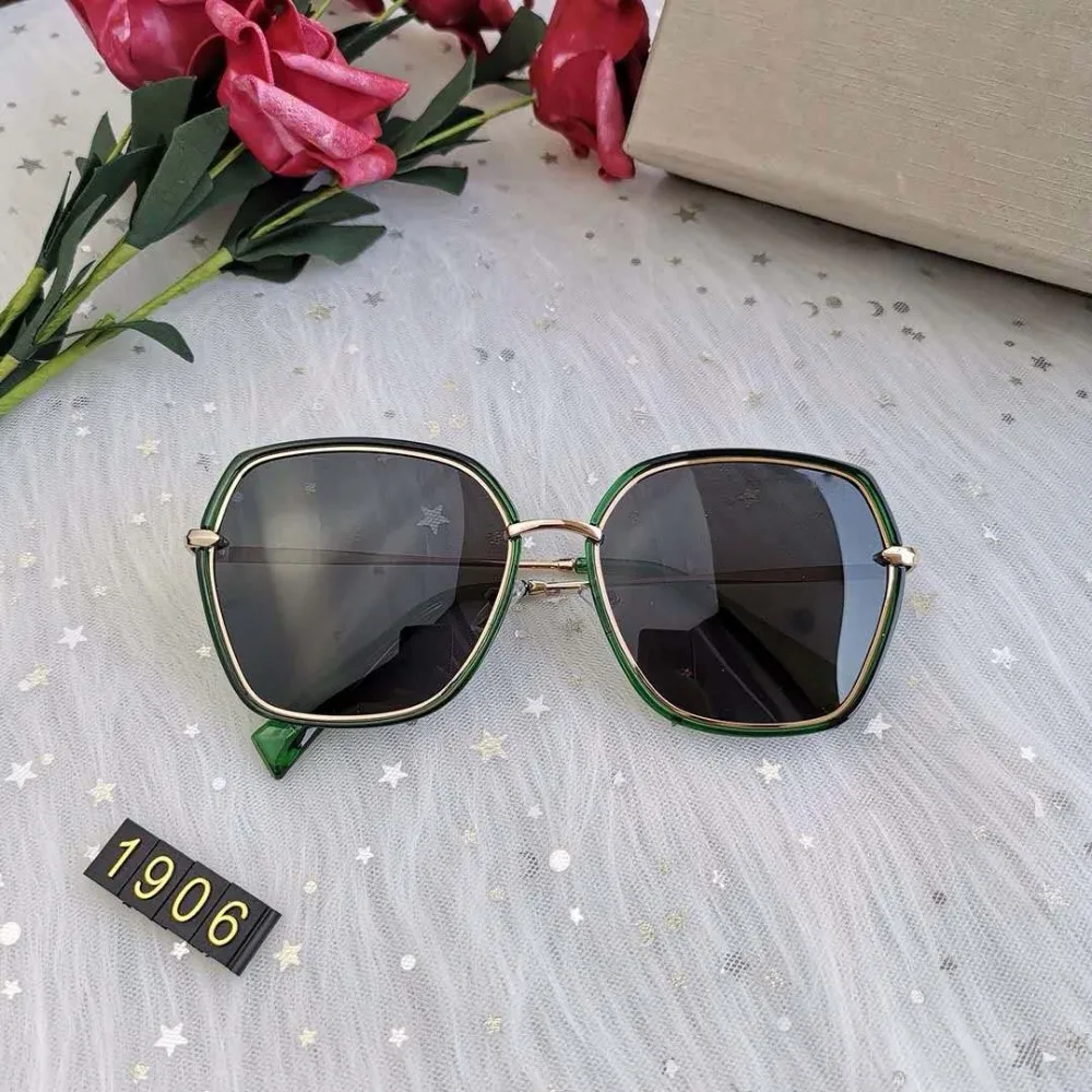 2019 Top brand New Sunglasses Women Driving Mirrors vintage For Men/Women Reflective flat lens Sun Glasses Female oculos UV400