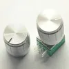 silver aluminum potentiometer knob15x17x6