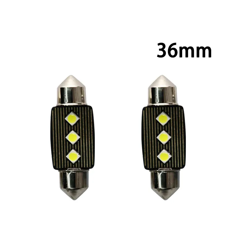 10 шт. Автомобильные светодиодные лампы C5W 2 3 smd 3030 a 12 В|Сигнальная лампа| |