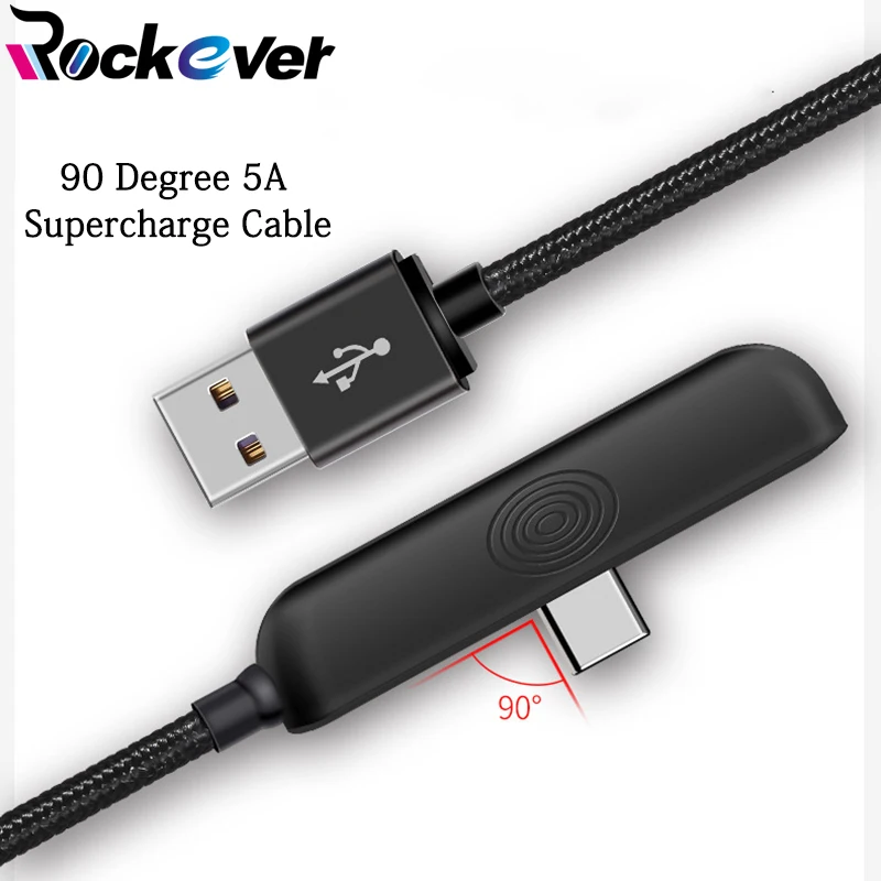 

1/2M Supercharge Type C Cable 5A USB 3.1 Fast Charger Type-C Data Line For HUAWEI Mate 9 10 Pro P10 P20 Plus Honor 9 V9 10 V10