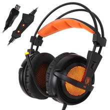 SADES Professional Gaming font b Headphones b font Vibration font b 7 1 b font Surround