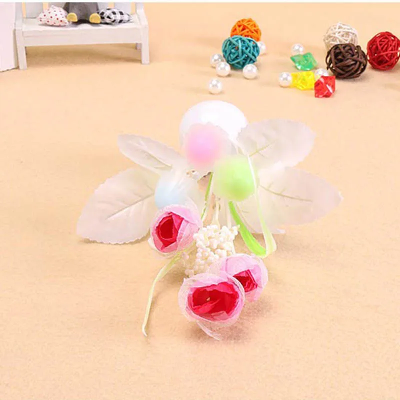 EU Plug Mushroom Rose Light Sensor Home Bedroom Decor Colorful Nightlights 220V Luminaria LED Night Light Lamp 4