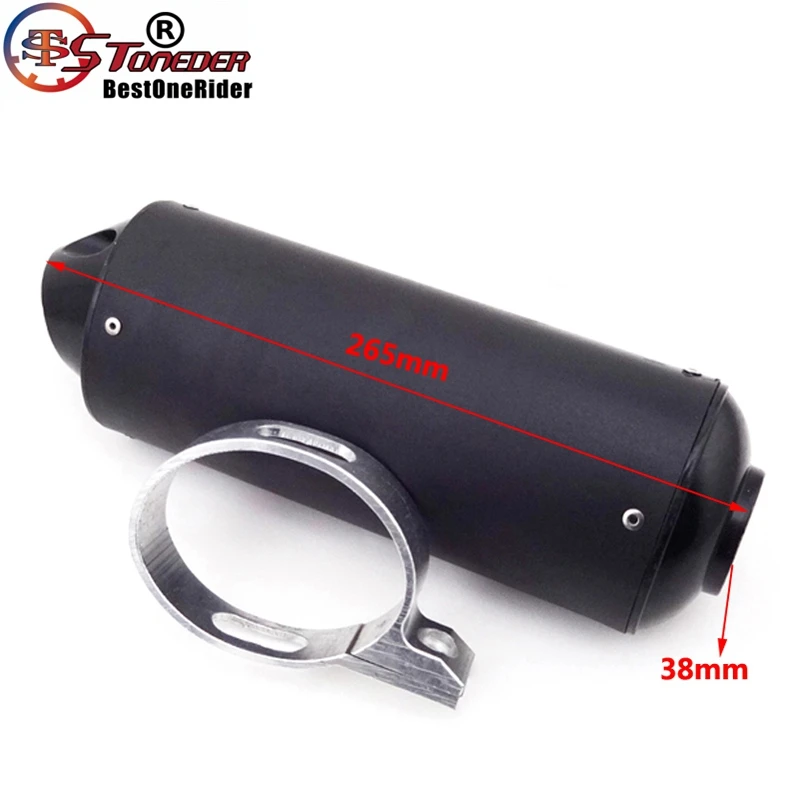 Выхлопной глушитель STONEDER 38 мм для 110cc 125cc 140cc 150cc 160cc китайский мотоцикла SSR DHZ Braaap