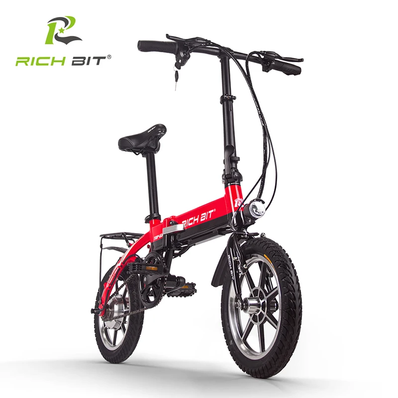 Рихбит 14 дюймов портативный городской складной электрический велосипед складной мини-велосипед 250 Вт* 36 В 10.2Ah литиевая электрический велосипед с батареей городской Велоспорт