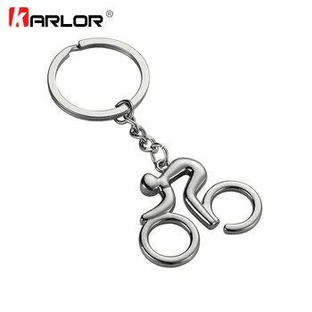 

Bicycle Model Key Chain Key Holder Anti-Drop Zinc Alloy For Men Women Key Ring Universal Automobiles Car Accessories Car-Styling