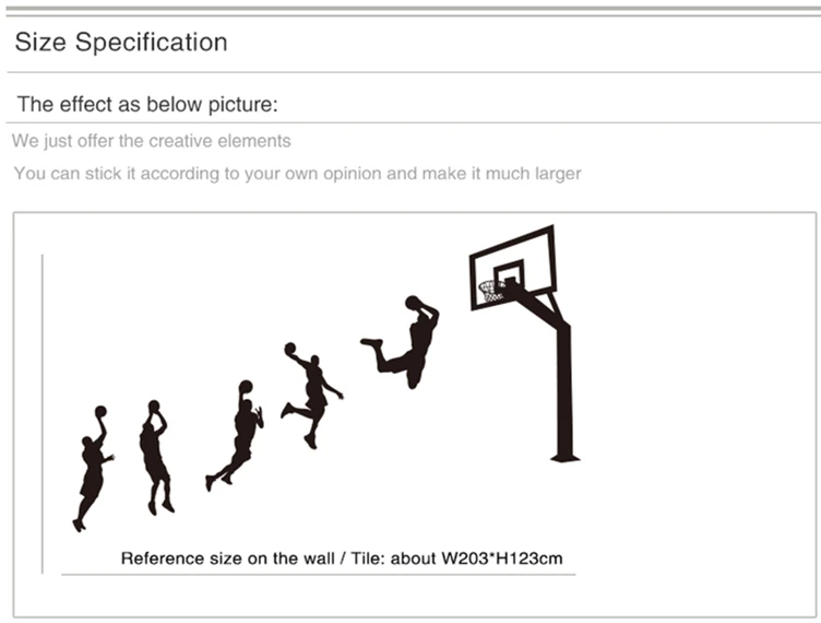 [SHIJUEHEZI] баскетболист настенные наклейки для детских комнат детская гимназия украшения DIY баскетбол стенд настенные наклейки