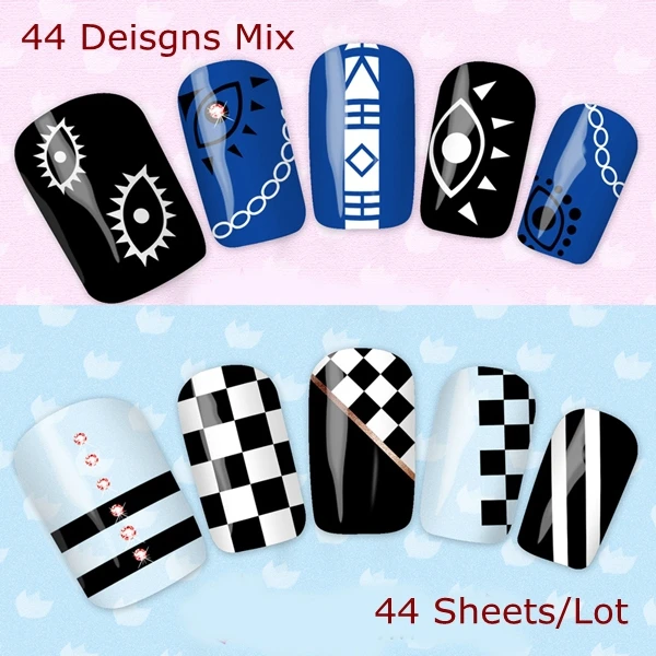 Poker nail decals